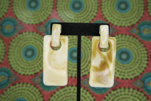 Heather Drop Earrings in Bone