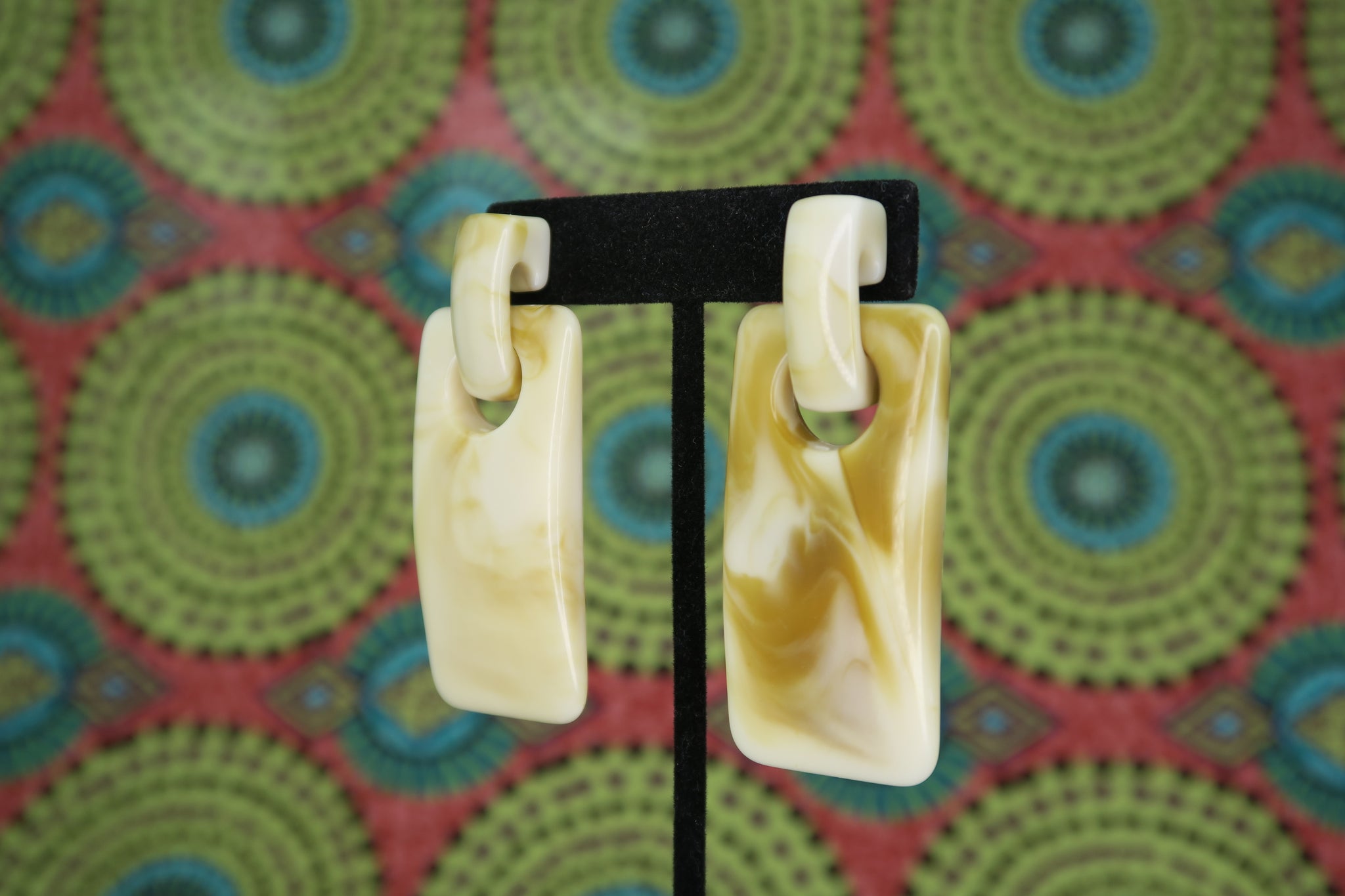 Heather Drop Earrings in Bone