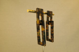 Azariah Earrings in Dark Tortoise