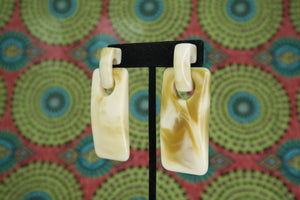 Heather Drop Earrings in Bone