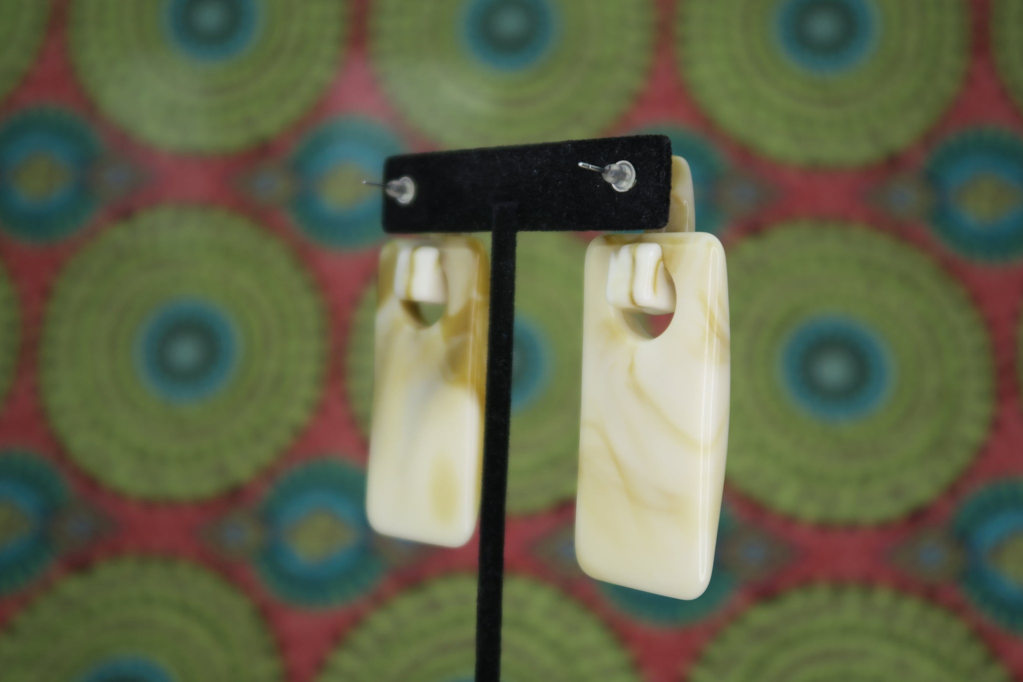 Heather Drop Earrings in Bone