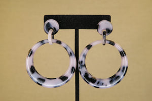 Helen Drop Hoop Earrings