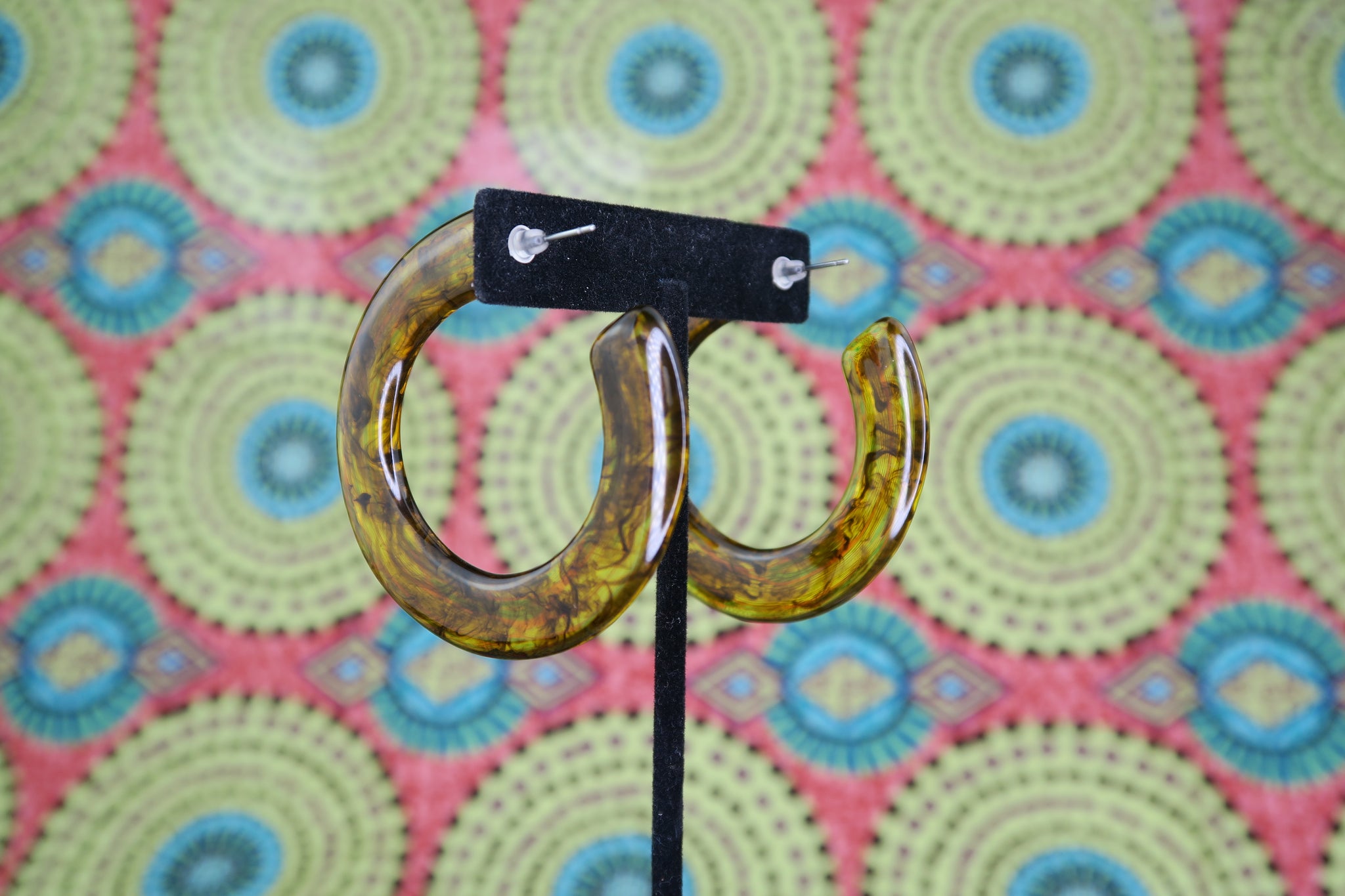 Junie Smoky Tortoise Hoops