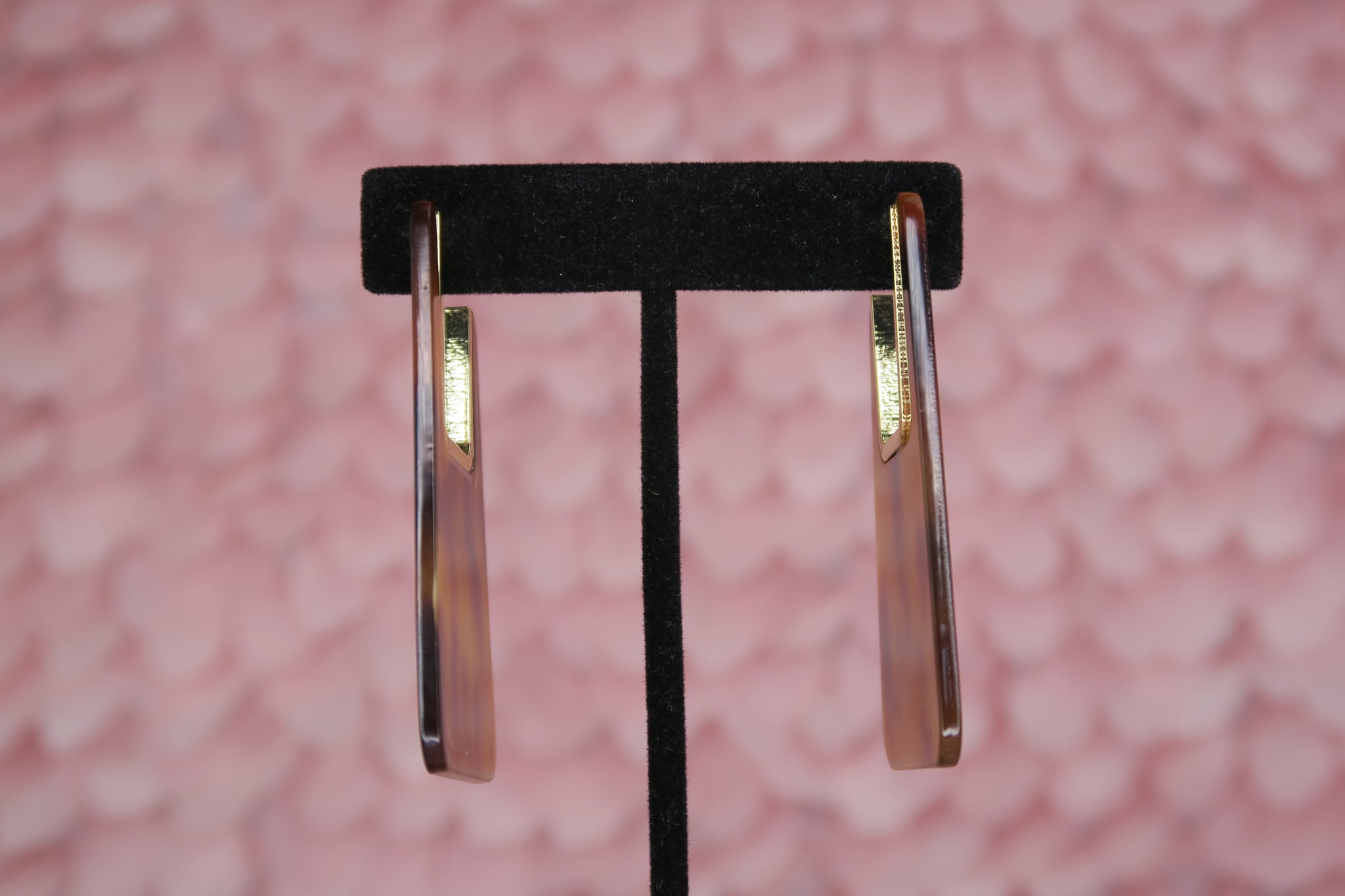 Mikaya Trapezoid Earrings in Brown