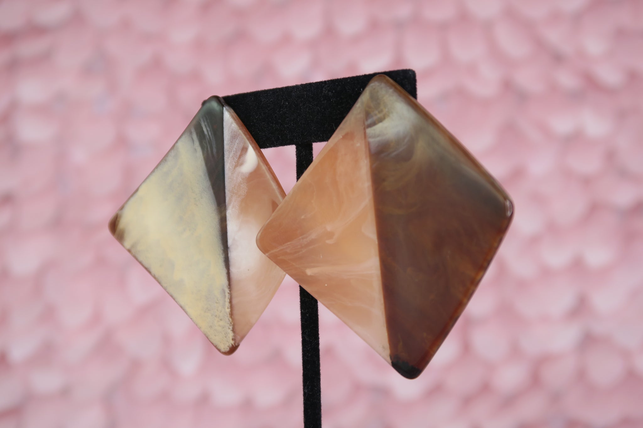 Inez Warped Square Earrings