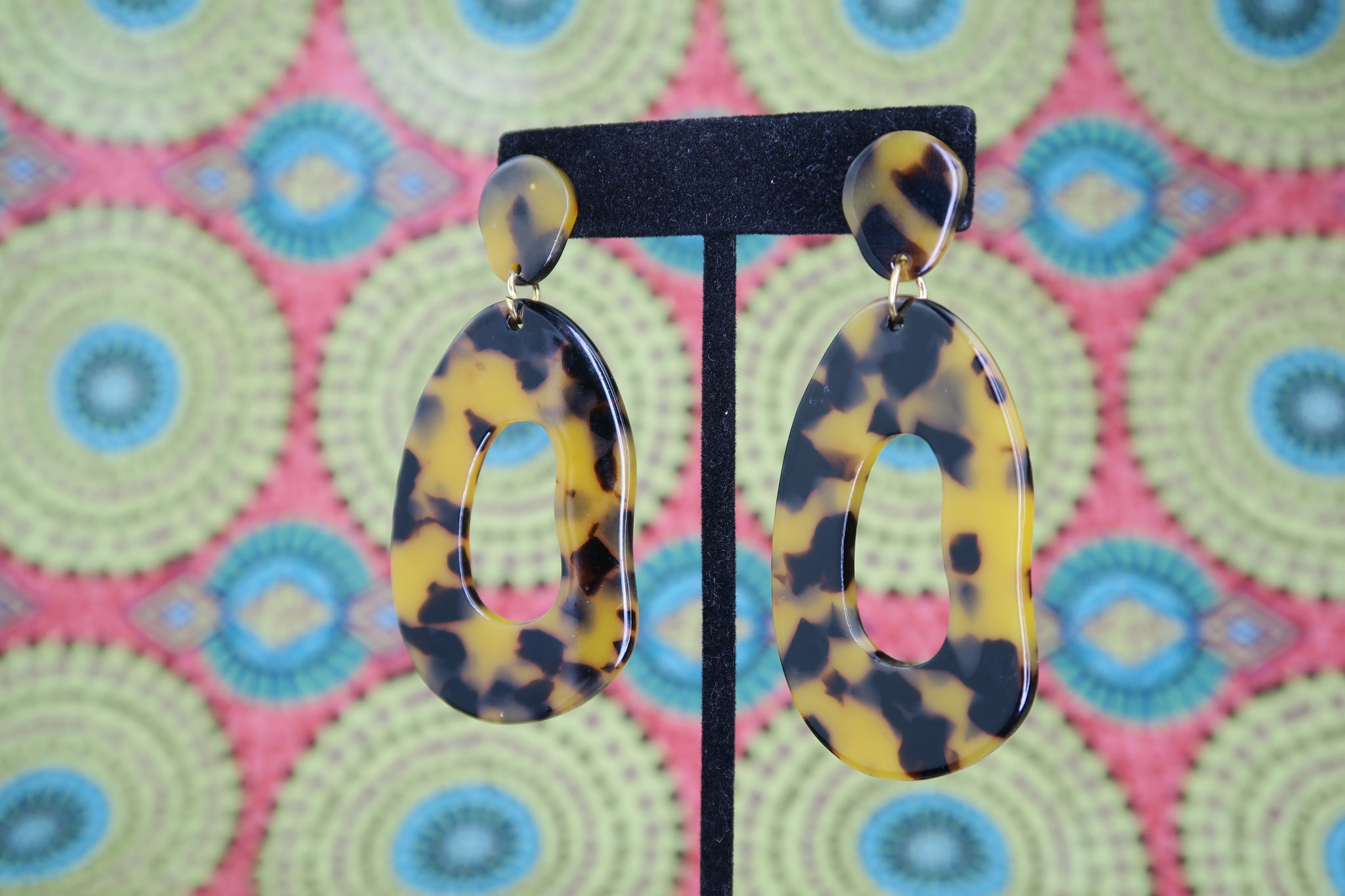 Kylee Drop Earring in Tortoise