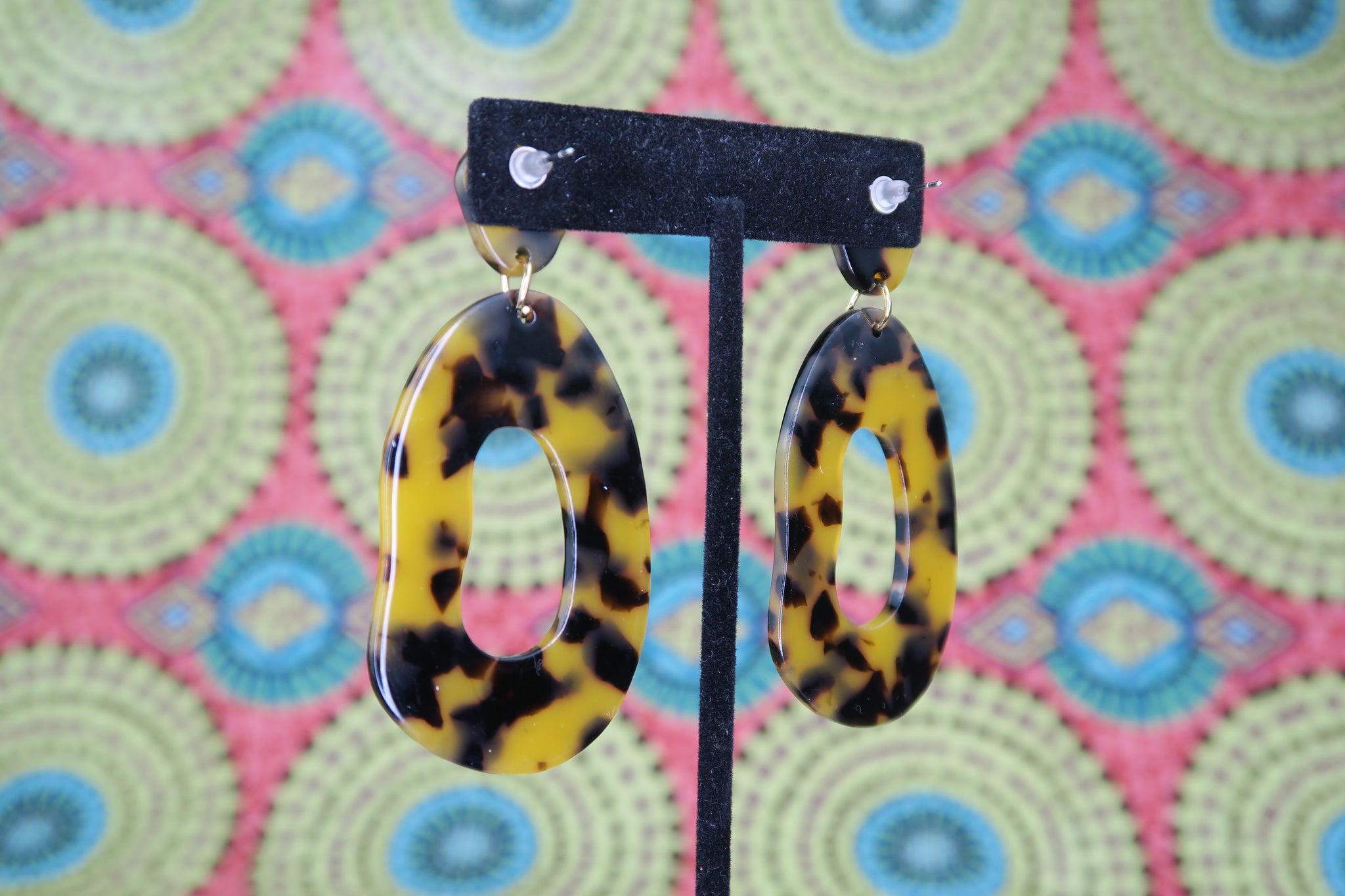 Kylee Drop Earring in Tortoise