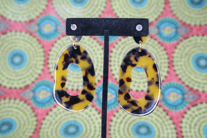 Kylee Drop Earring in Tortoise