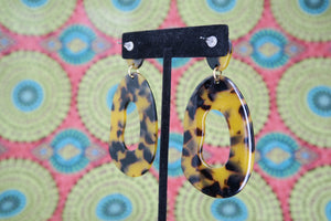 Kylee Drop Earring in Tortoise