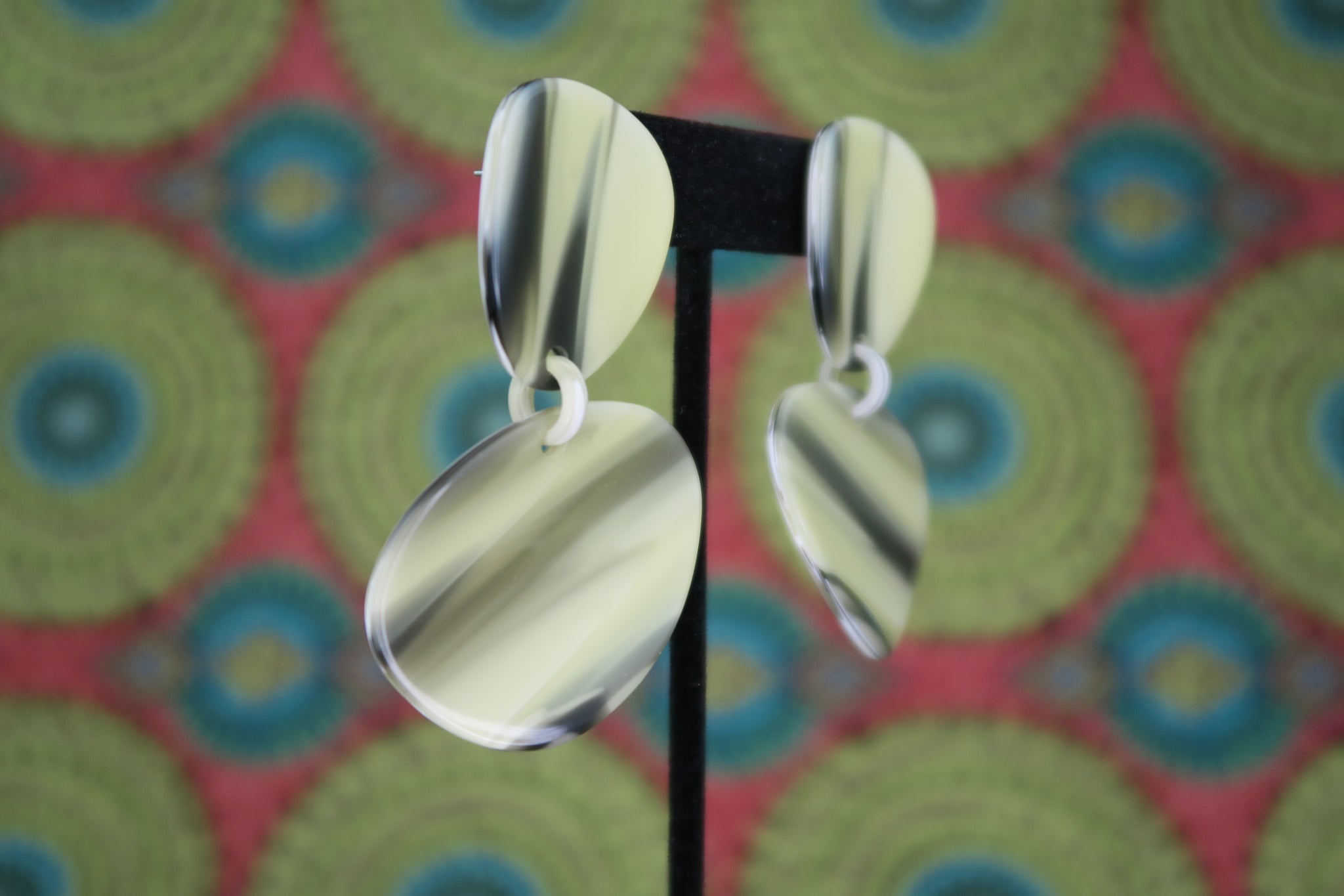 Rhea Abstract Drop Earrings